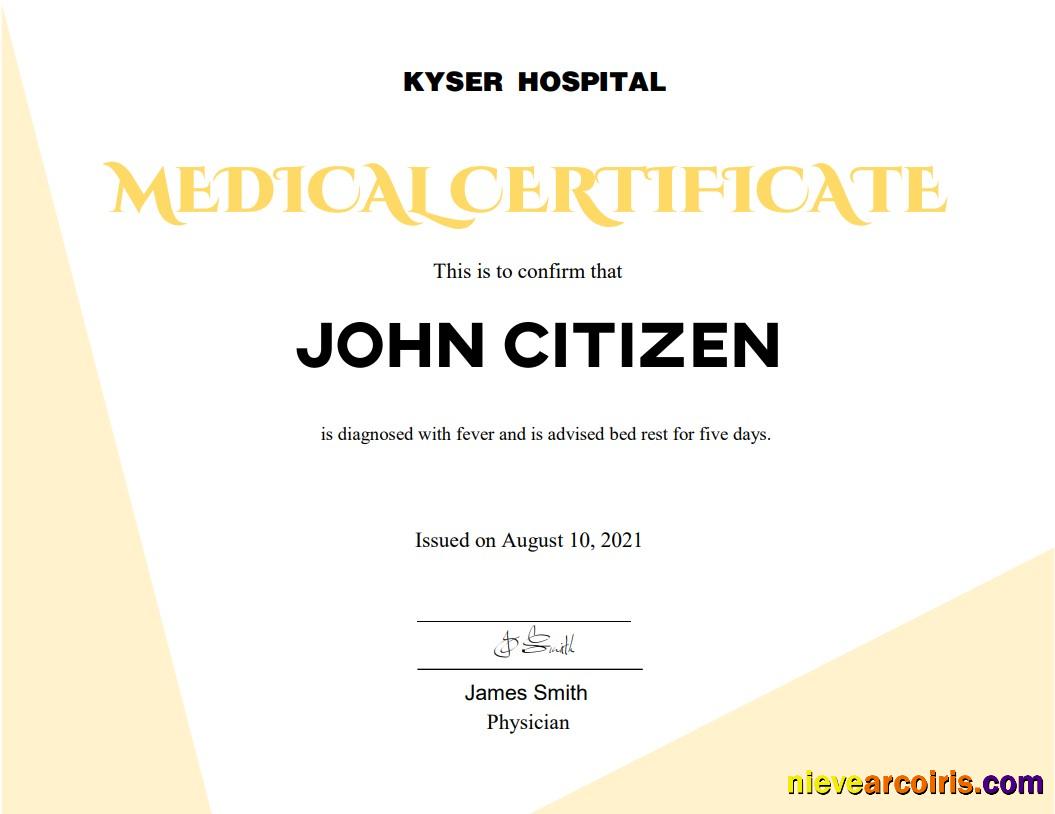 USA Medical cert Version 2